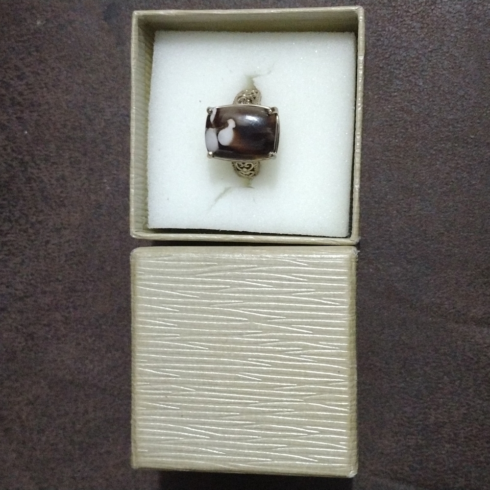 Peanut Wood Jasper ring